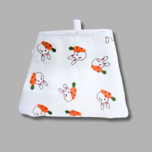 NAPPY (back folded) carrot bunny