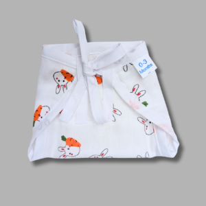 NAPPY (folded) carrot bunny