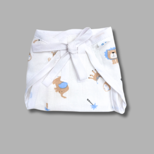 NAPPY (folded) giraff & elephant