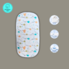 Balloon Burp cloth. Soft, 3 layers, washable